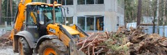 Расчистка участка в Лесозаводске