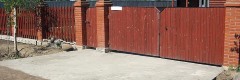 Устройство въезда в Лесозаводске